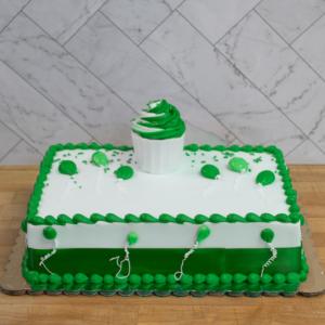 Green Celebration Cake