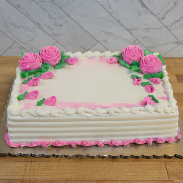 Pink Sheet Cake