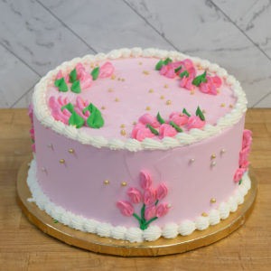 Pink Round Cake